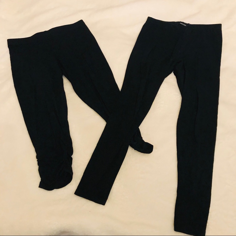 Set of black Cotton Leggings
